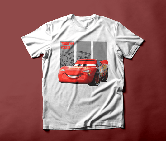 Camiseta Cars Lightning McQueen ❤️ - EMOVERE 🌻